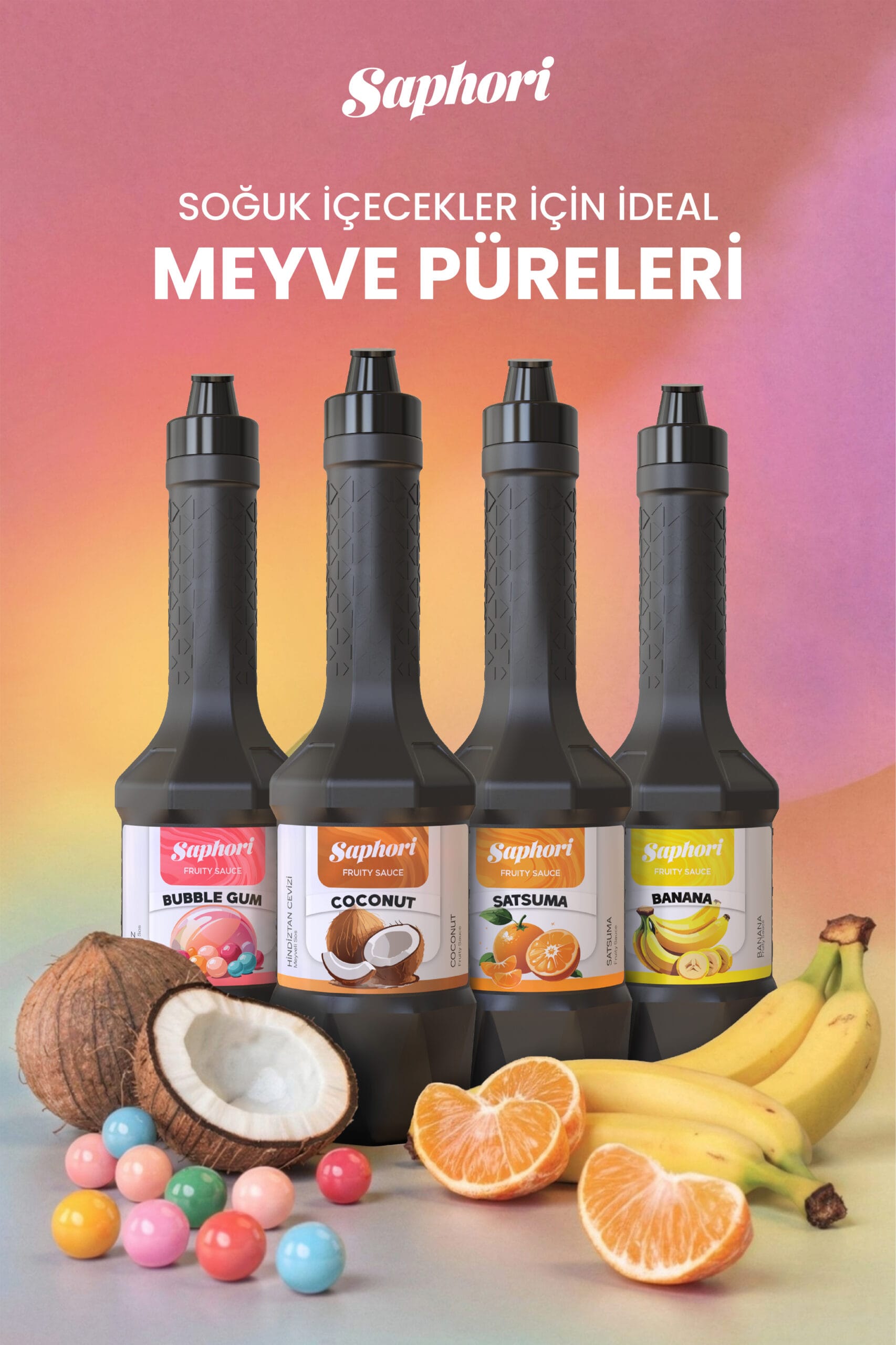 Saphori Aromalı Toz İçecekler